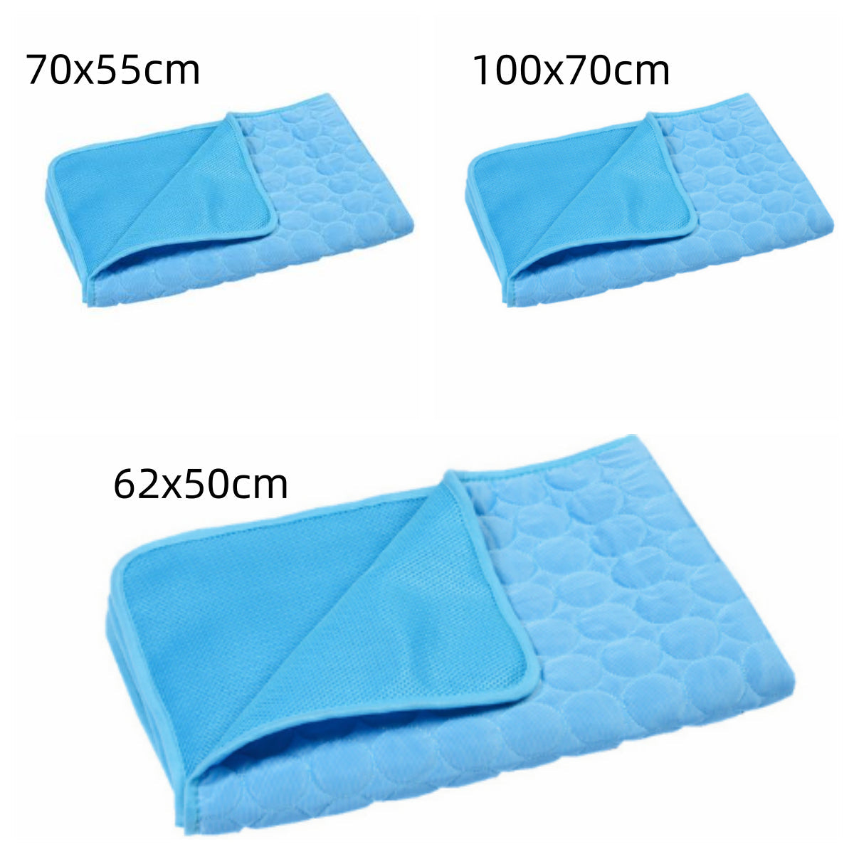 KFX-8379965 Cooling Pet Sleeping Mat Made of Ice Silk and Mesh for Hot Weather