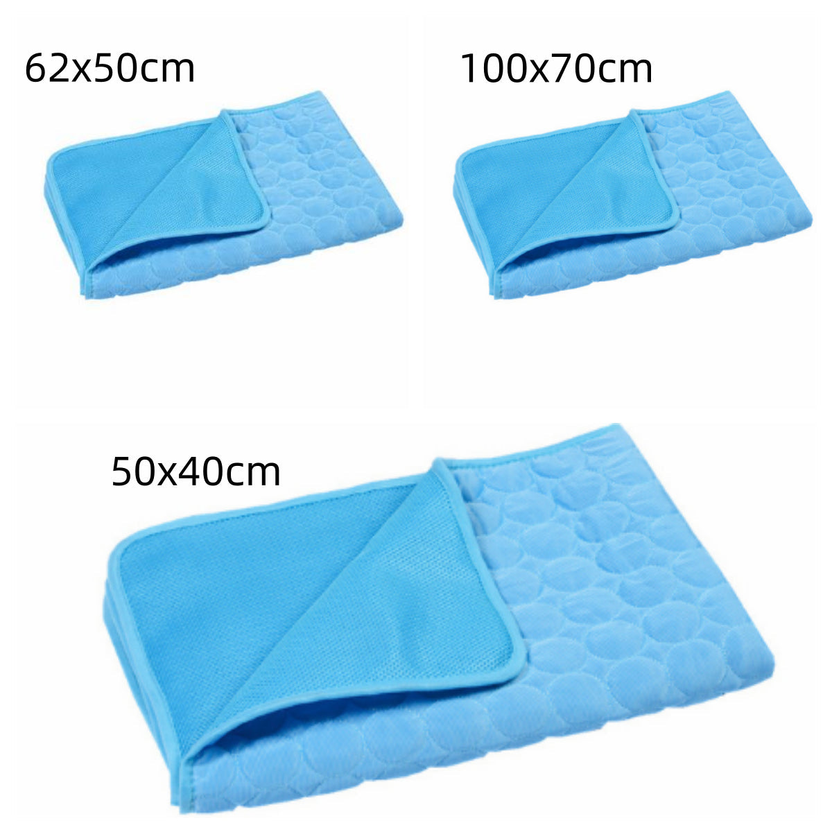 KFX-8379965 Cooling Pet Sleeping Mat Made of Ice Silk and Mesh for Hot Weather