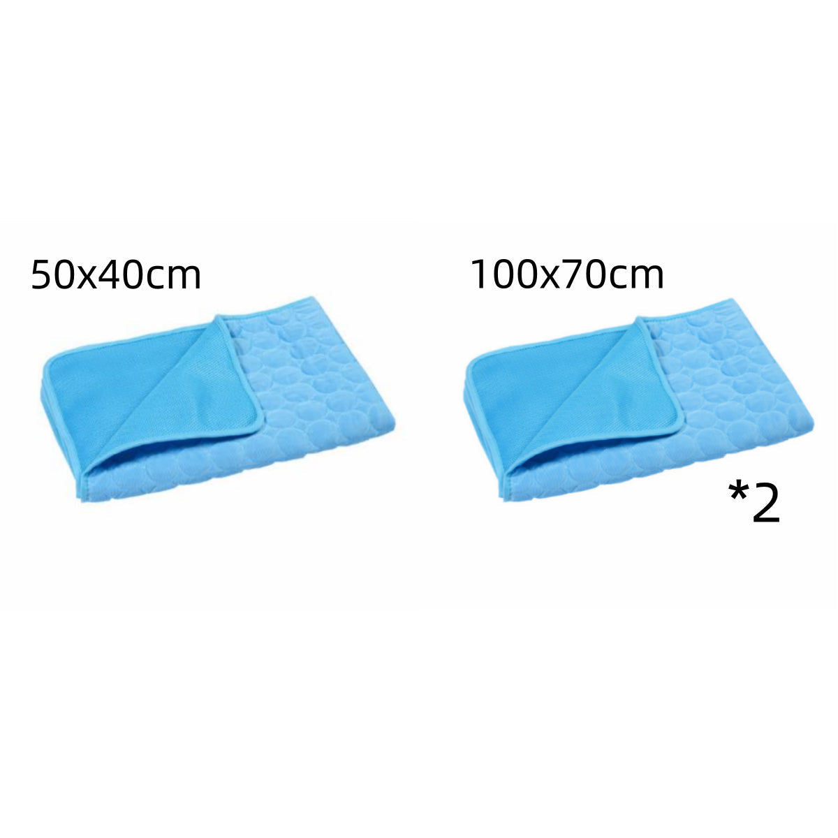 KFX-8379965 Cooling Pet Sleeping Mat Made of Ice Silk and Mesh for Hot Weather