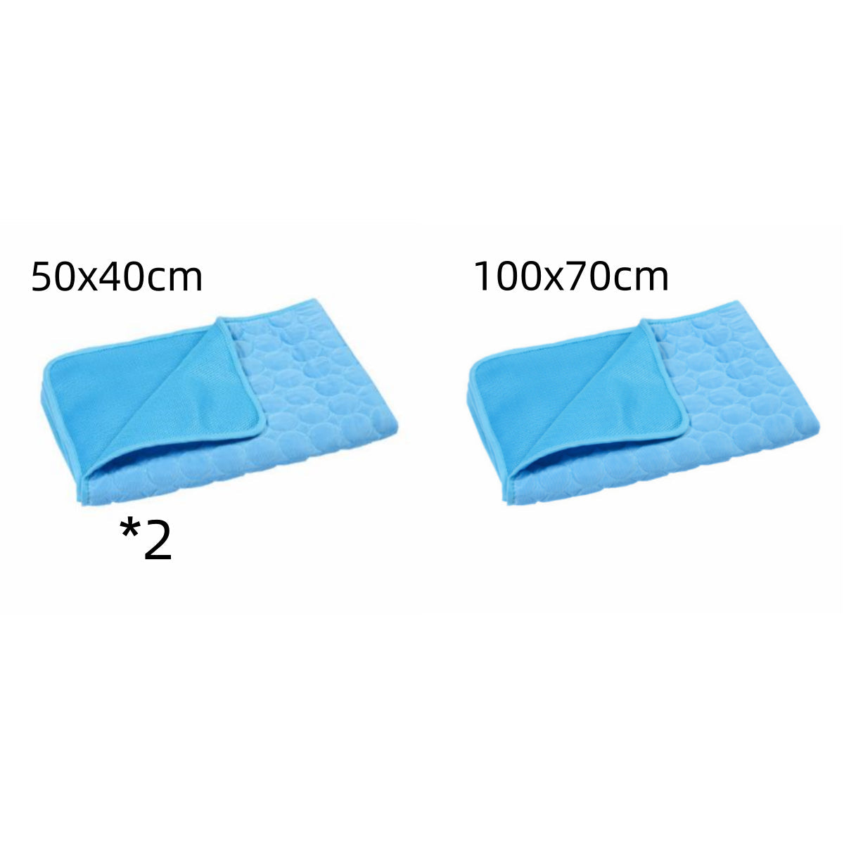 KFX-8379965 Cooling Pet Sleeping Mat Made of Ice Silk and Mesh for Hot Weather