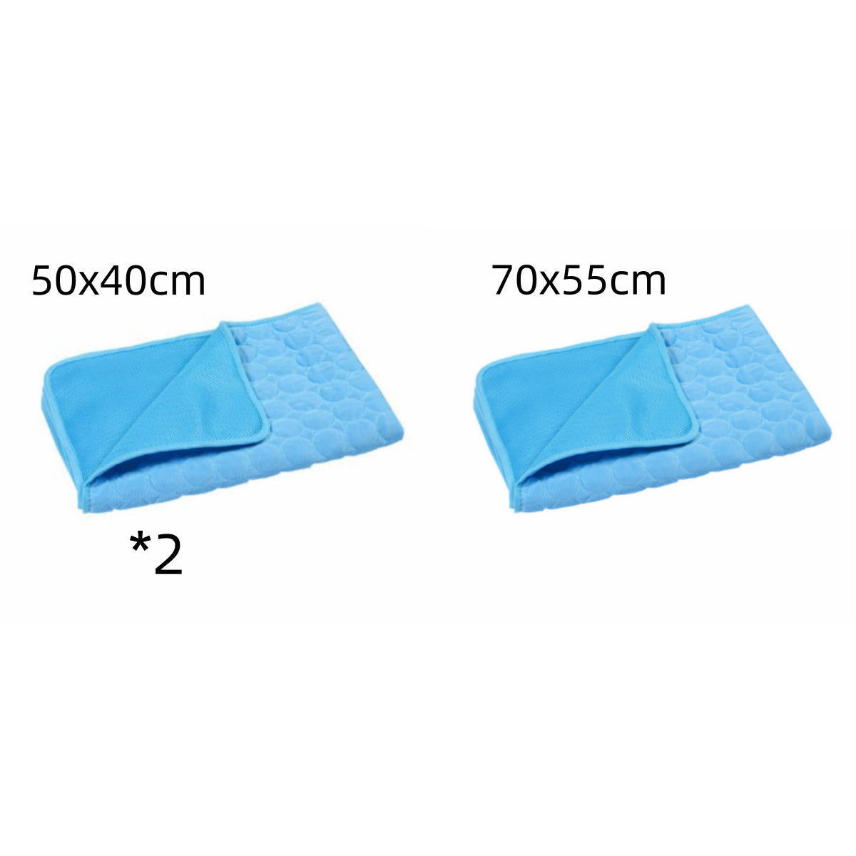 KFX-8379965 Cooling Pet Sleeping Mat Made of Ice Silk and Mesh for Hot Weather