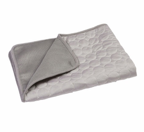 KFX-8379965 Cooling Pet Sleeping Mat Made of Ice Silk and Mesh for Hot Weather
