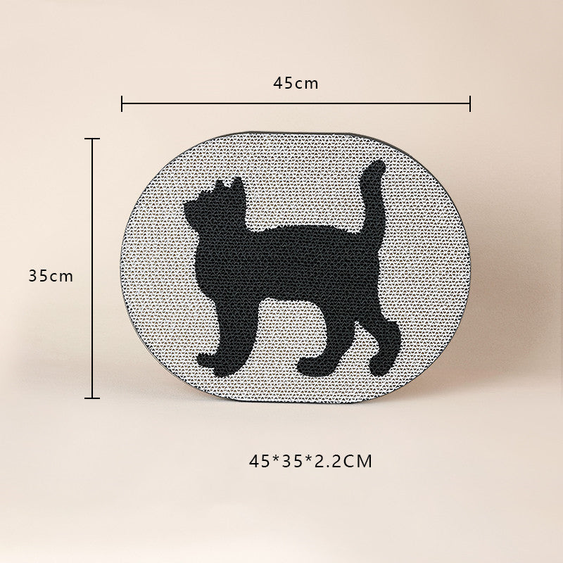 KFX-8384061 Christmas Cat Scratch Board with Various Designs and Mouse Toy