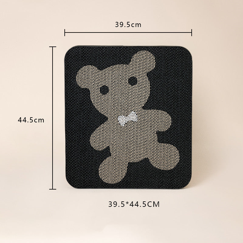 KFX-8384061 Christmas Cat Scratch Board with Various Designs and Mouse Toy