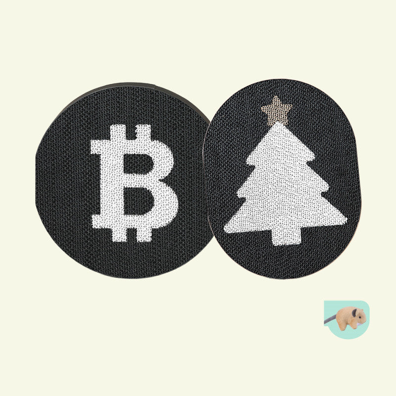 KFX-8384061 Christmas Cat Scratch Board with Various Designs and Mouse Toy