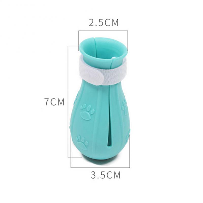 KFX-8385341 Adjustable Anti-Scratch Cat Foot Covers with Leak Holes for Easy Bathing and Grooming