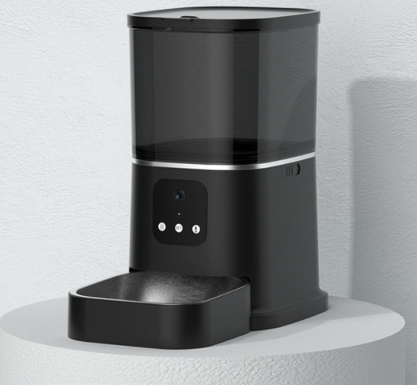 KFX-8387645 Smart WiFi Pet Feeder with APP Control, Voice Recorder & Large 6L Capacity for Dogs and Cats