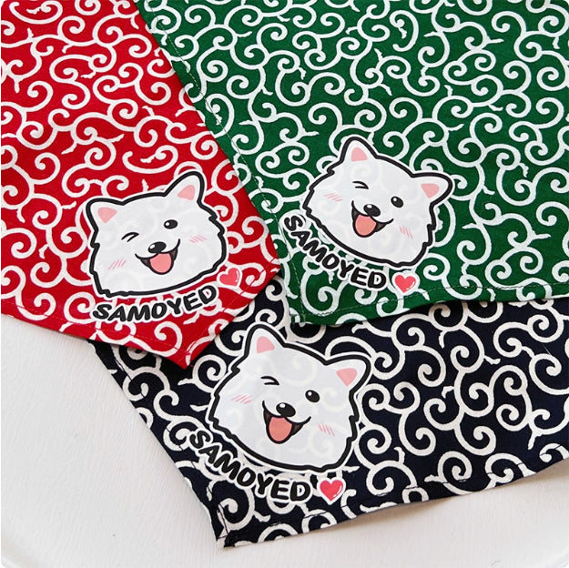 KFX-8388029 Lace Triangle Pet Scarf for Dogs - Suitable for All Breeds, 58cm Size in Red, Green, and Blue