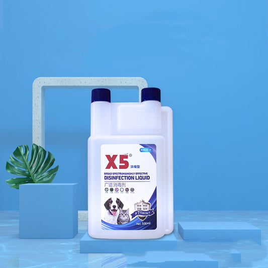 KFX-8391485 Deodorizing Spray for Cats and Dogs - 500ml Glutaraldehyde & Decamethylammonium Bromide Solution