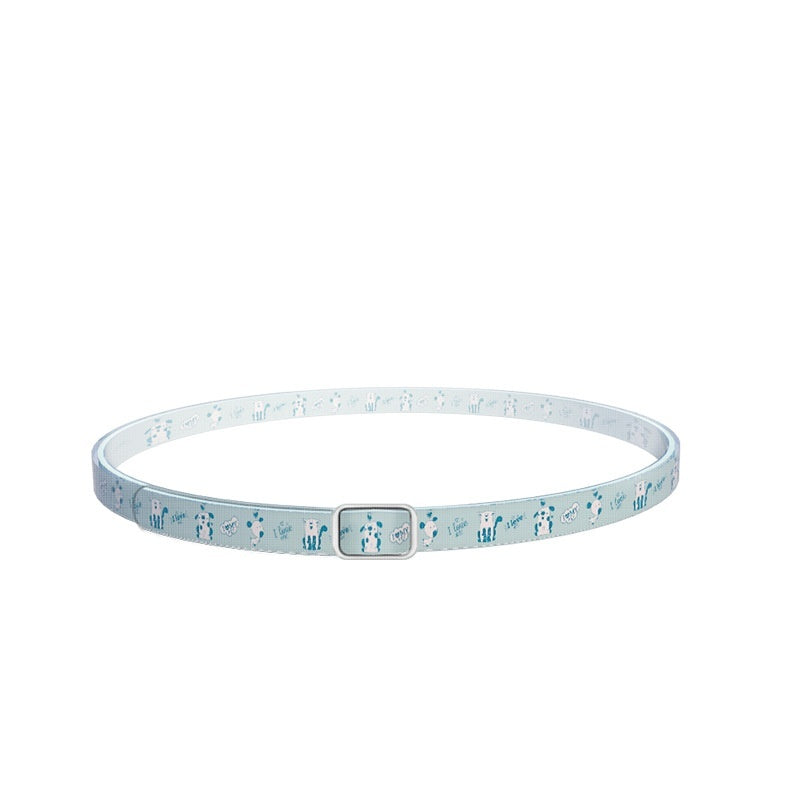 KFX-8391613 Pet Insect Repellent Collar for Dogs and Cats - Silicone Design, Cartoon Patterns, Various Colors and Sizes
