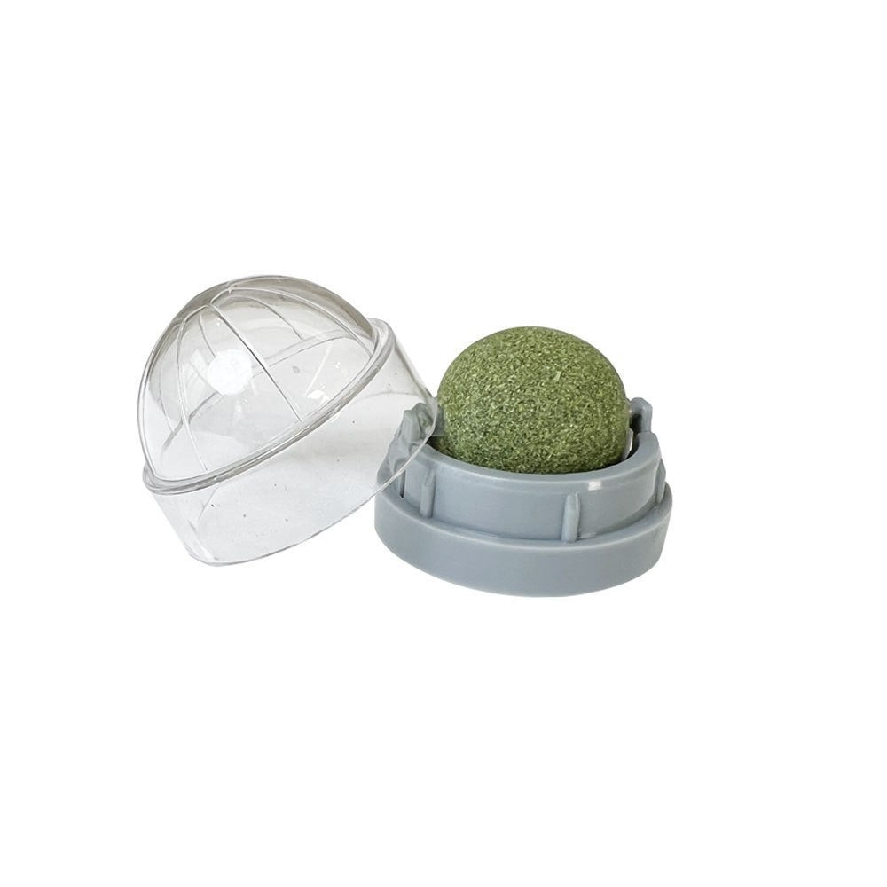 KFX-8392253 Catnip Ball Toy for Cats - Molar Teeth Cleaning, Bite-Resistant, with Avocado Mint & Cheese Flavors