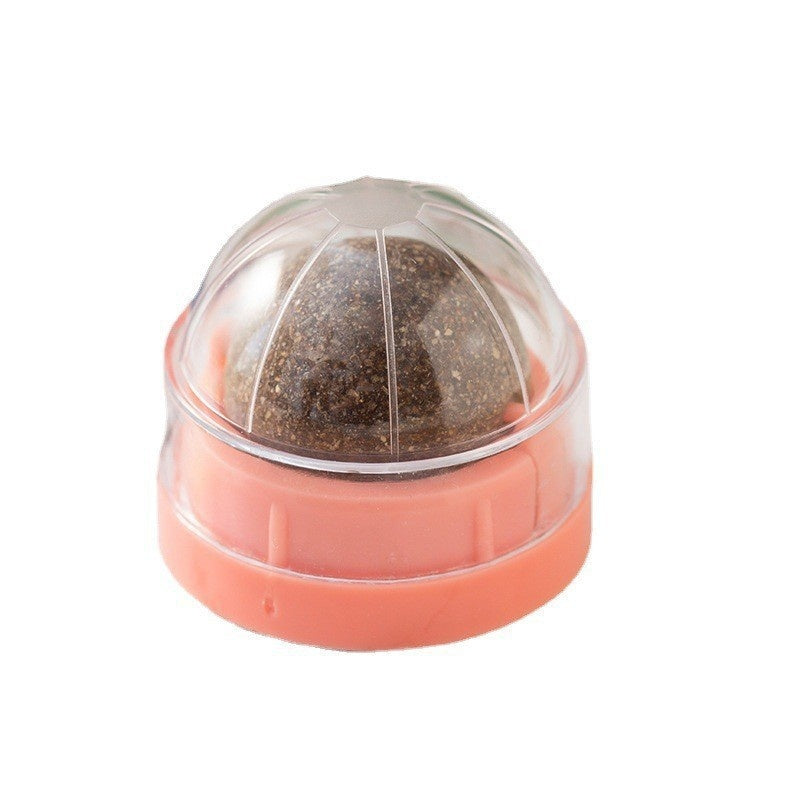 KFX-8392253 Catnip Ball Toy for Cats - Molar Teeth Cleaning, Bite-Resistant, with Avocado Mint & Cheese Flavors