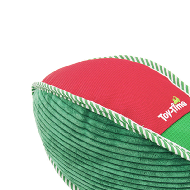 KFX-8394429 Large Olive Green Bite-Resistant Fabric Toy for Pets – Molar Teeth Cleaning Throwing Toy