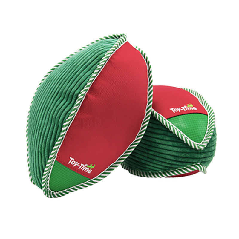 KFX-8394429 Large Olive Green Bite-Resistant Fabric Toy for Pets – Molar Teeth Cleaning Throwing Toy