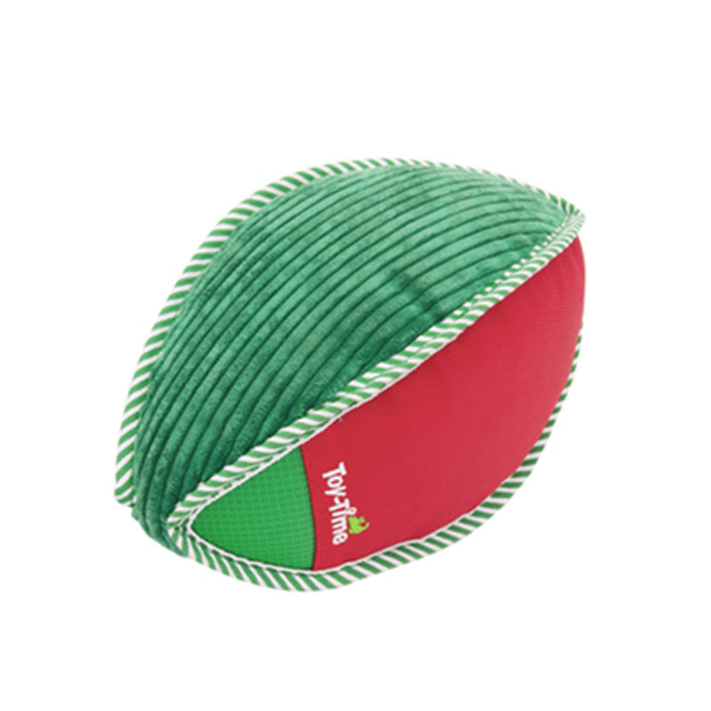 KFX-8394429 Large Olive Green Bite-Resistant Fabric Toy for Pets – Molar Teeth Cleaning Throwing Toy