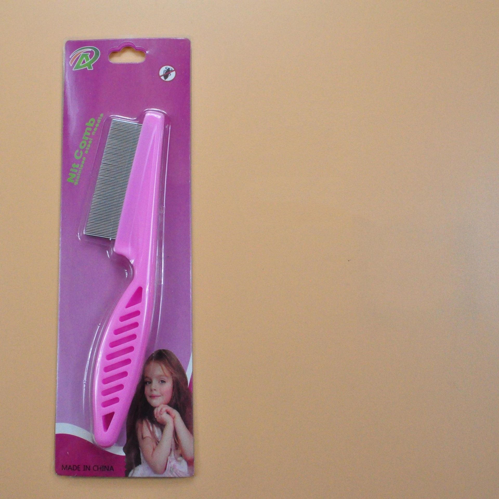 KFX-8395197 Stainless Steel Needle Flea Comb for Cats and Dogs