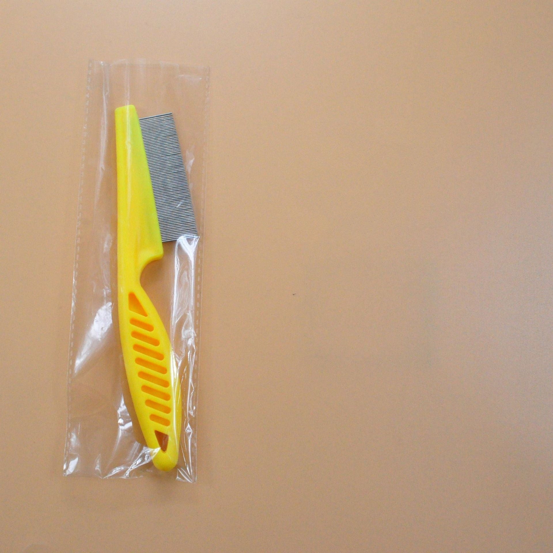 KFX-8395197 Stainless Steel Needle Flea Comb for Cats and Dogs