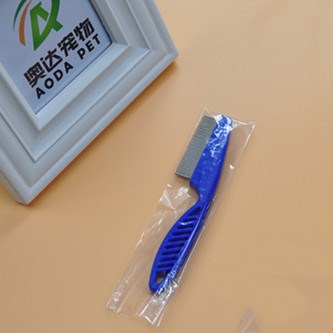 KFX-8395197 Stainless Steel Needle Flea Comb for Cats and Dogs