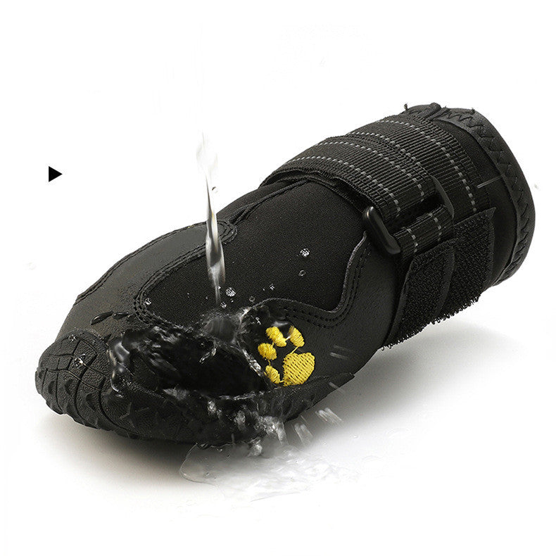 KFX-8396221 Waterproof Rubber Dog Boots for All-Weather Protection – Non-Slip and Warm