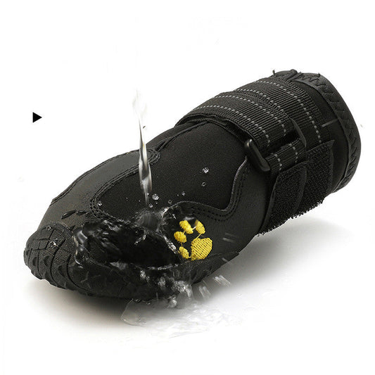 KFX-8396221 Waterproof Rubber Dog Boots for All-Weather Protection – Non-Slip and Warm