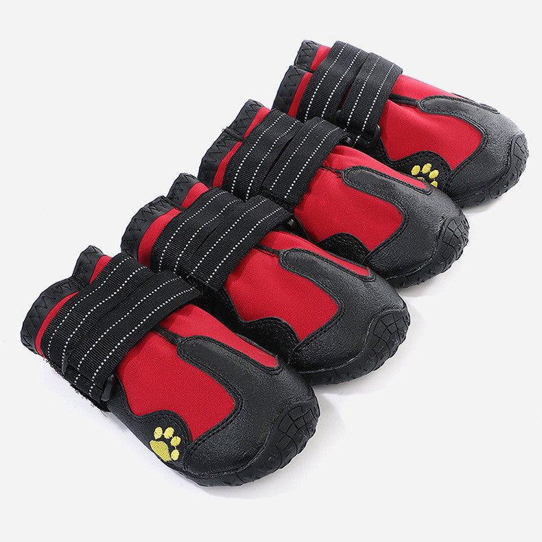 KFX-8396221 Waterproof Rubber Dog Boots for All-Weather Protection – Non-Slip and Warm