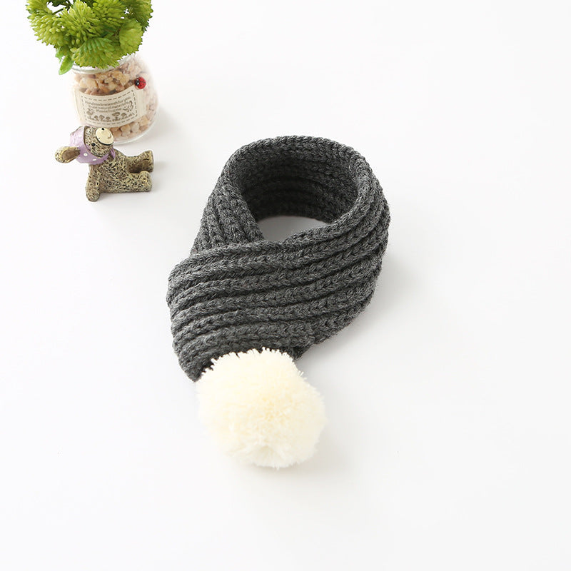 KFX-8396989 Wool Pet Scarf for Cats and Dogs - Casual Style, M & XL Sizes Available