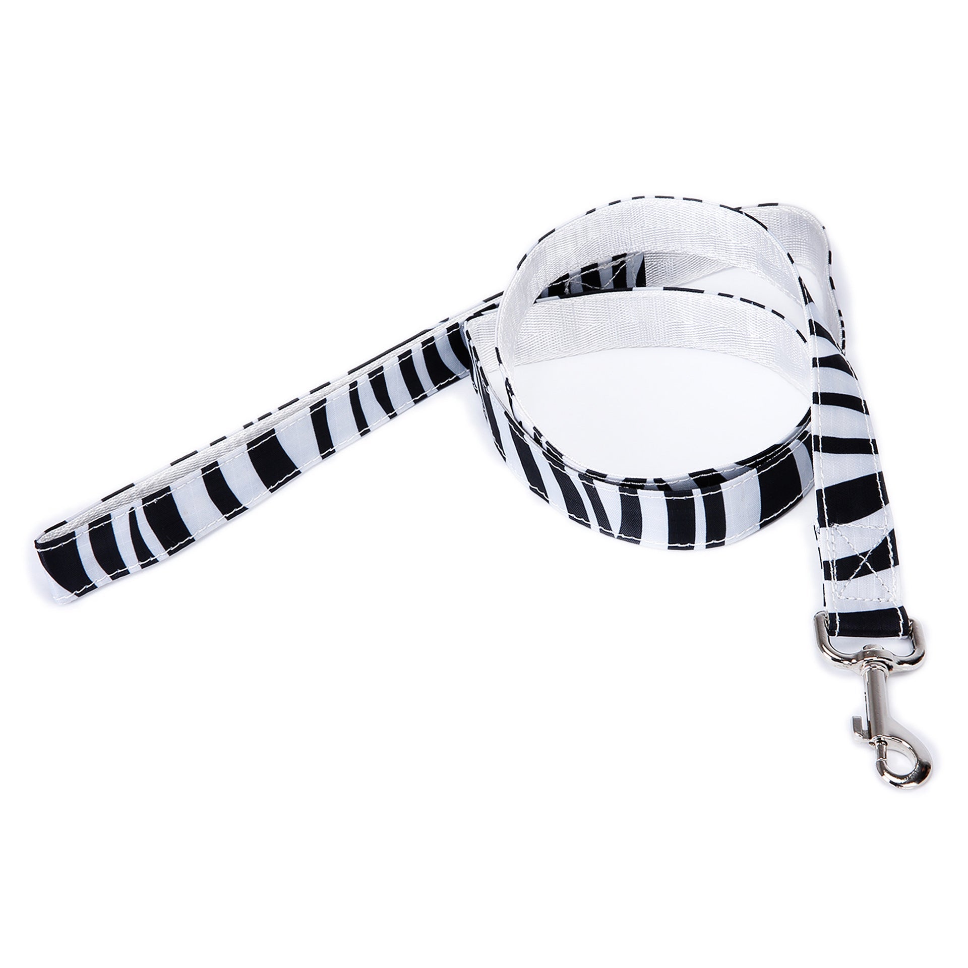 KFX-8404925 Multicolor Check Stripe Dog Leash - Imitation Nylon Traction Belt, 2.5cm x 12cm