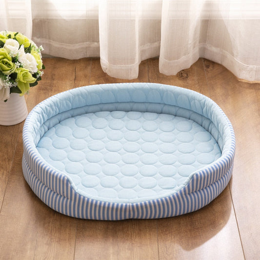 KFX-8405181 Cooling Ice Silk Dog Mat for Comfortable Pet Resting