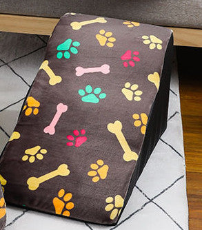 KFX-8409277 Non-slip Pet Staircase for Small Dogs and Kittens - Removable and Washable, Available in Multiple Colors and Patterns