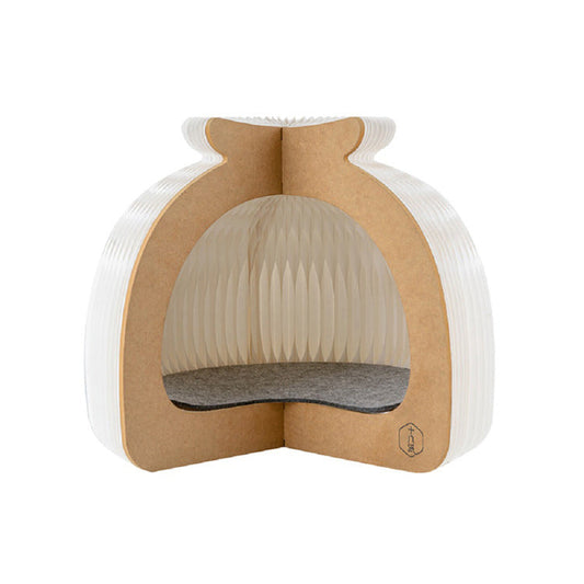 KFX-8410941 Enclosed Cat House for All Seasons - Keeps Pets Warm in Winter
