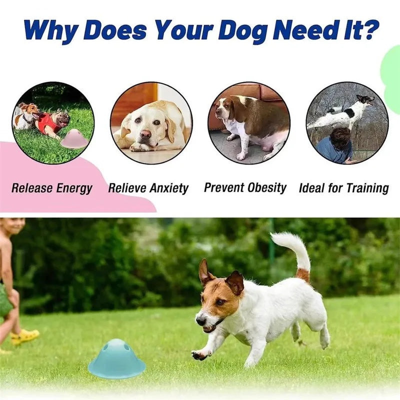 KFX-8414141 Interactive Dog Chew Toy with Hidden Treats for Mental Stimulation - Available in Multiple Colors
