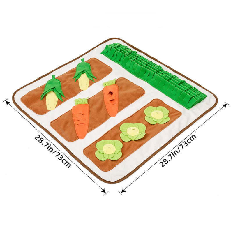 KFX-8416317 Pet Smelling Mat in Beige - Soft Polar Fleece Texture for Engaging Playtime