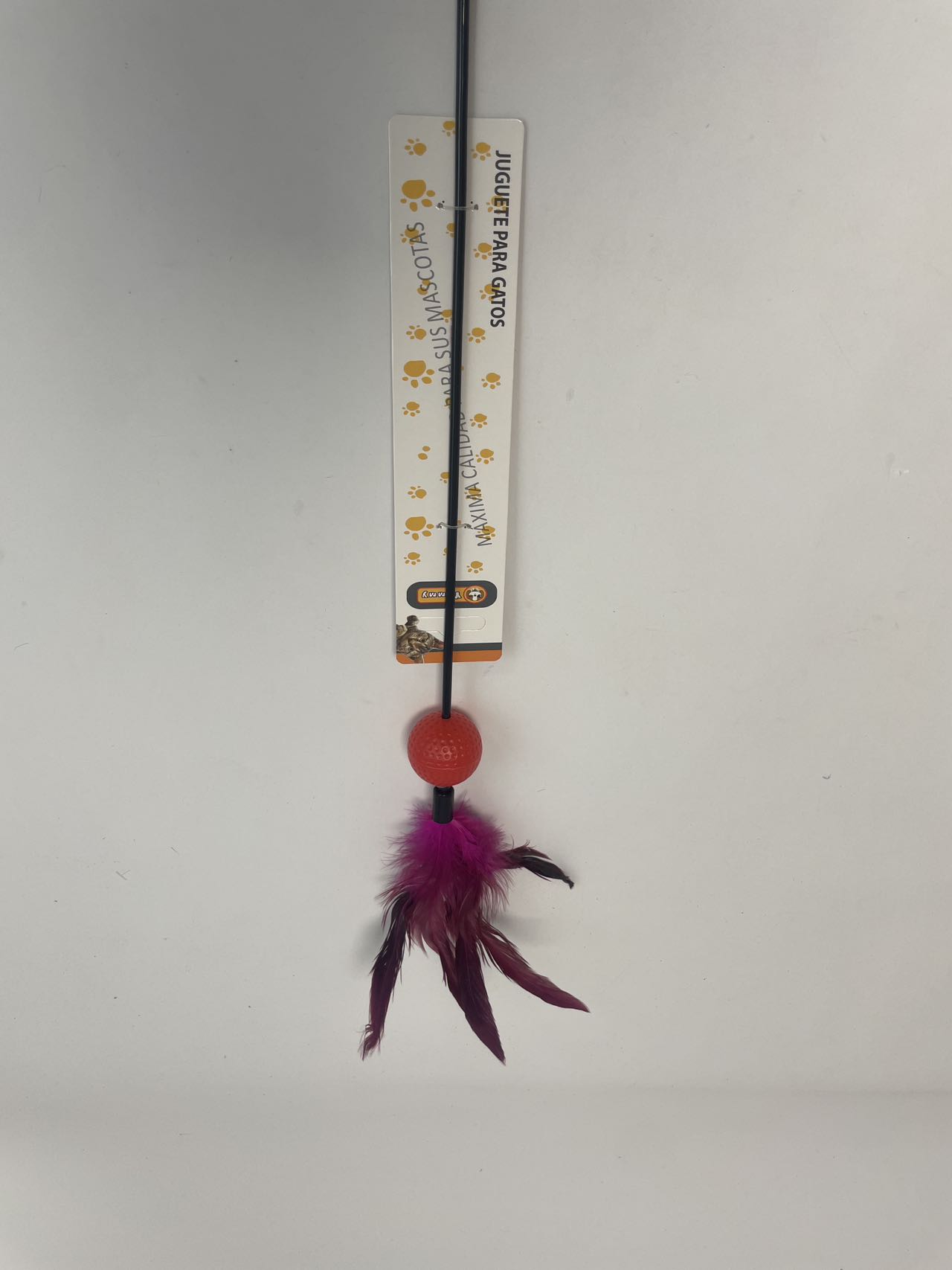 KFX-8417469 Color-Changing Cat Teaser with Feather and Toy Ball