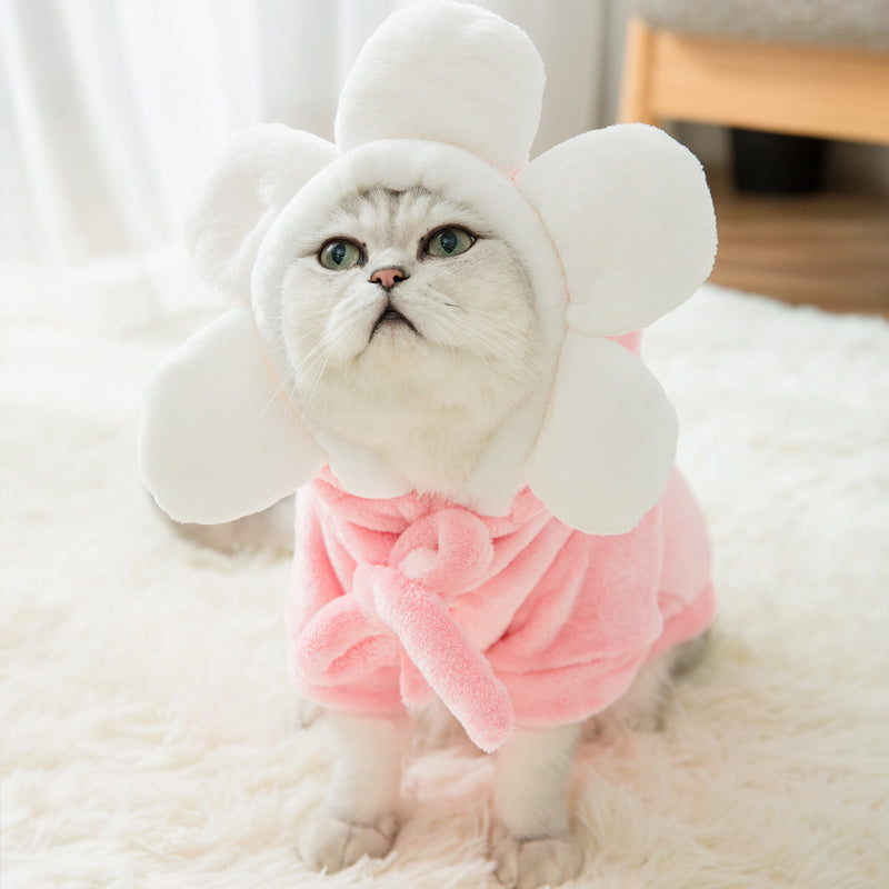 KFX-8419005 Cute Cat Disguise Clothes for Small Cats - Four-Legged Seasonal Apparel in Various Designs