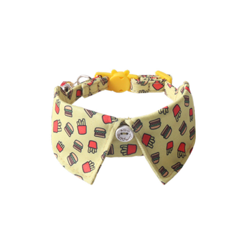 KFX-8419261 Colorful Pet Collars with Metal Accessories in Various Fun Designs