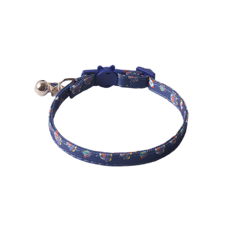 KFX-8419261 Colorful Pet Collars with Metal Accessories in Various Fun Designs