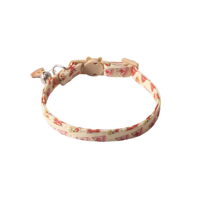 KFX-8419261 Colorful Pet Collars with Metal Accessories in Various Fun Designs