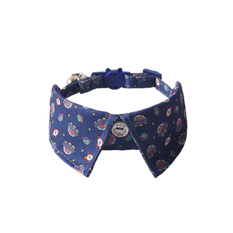 KFX-8419261 Colorful Pet Collars with Metal Accessories in Various Fun Designs