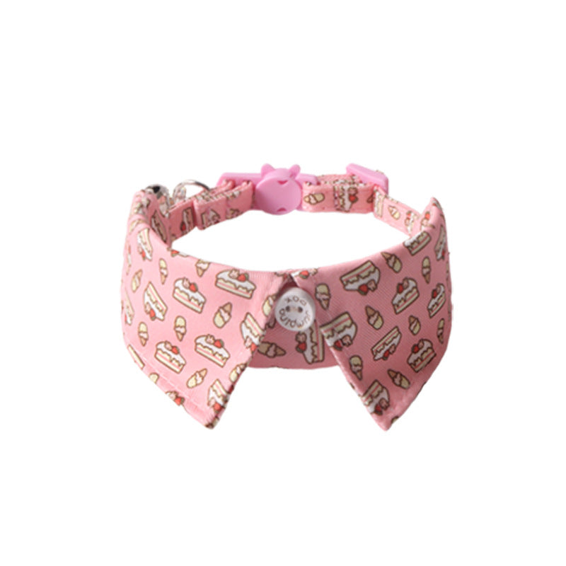 KFX-8419261 Colorful Pet Collars with Metal Accessories in Various Fun Designs
