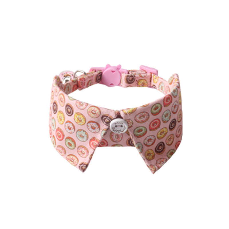 KFX-8419261 Colorful Pet Collars with Metal Accessories in Various Fun Designs