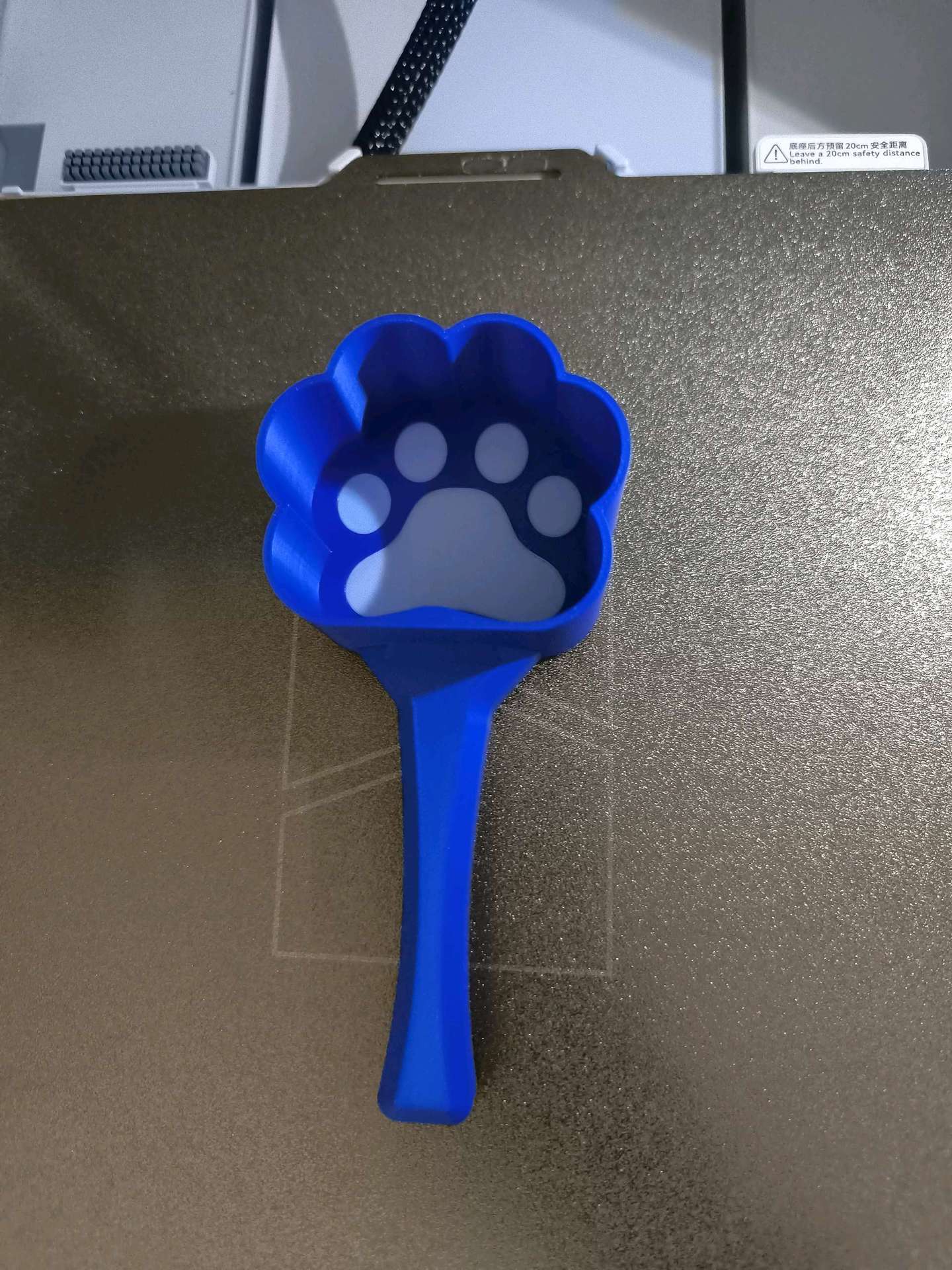 KFX-8420413 Cute Cat Paw Design Pet Food Scoop in Multi-Color Options