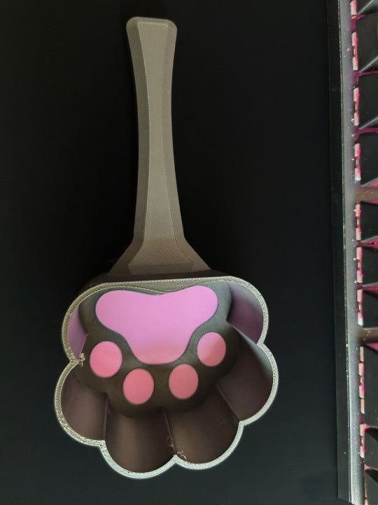 KFX-8420413 Cute Cat Paw Design Pet Food Scoop in Multi-Color Options