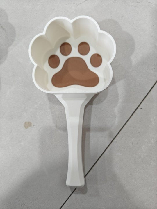 KFX-8420413 Cute Cat Paw Design Pet Food Scoop in Multi-Color Options