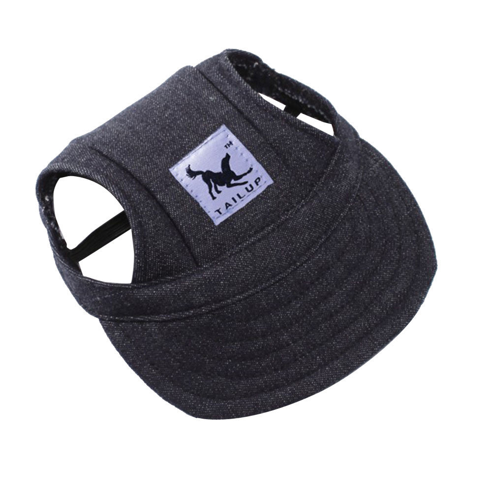 KFX-8420797 Fashionable Dog Baseball Hat for Small to Medium Pets - Casual Sun Protection Accessory