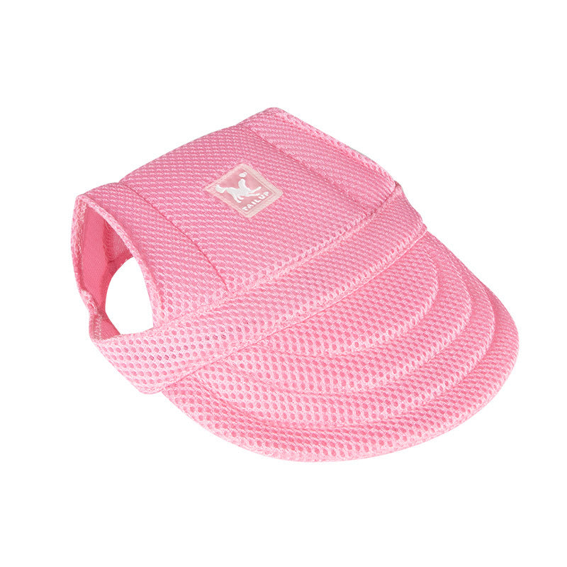 KFX-8420797 Fashionable Dog Baseball Hat for Small to Medium Pets - Casual Sun Protection Accessory