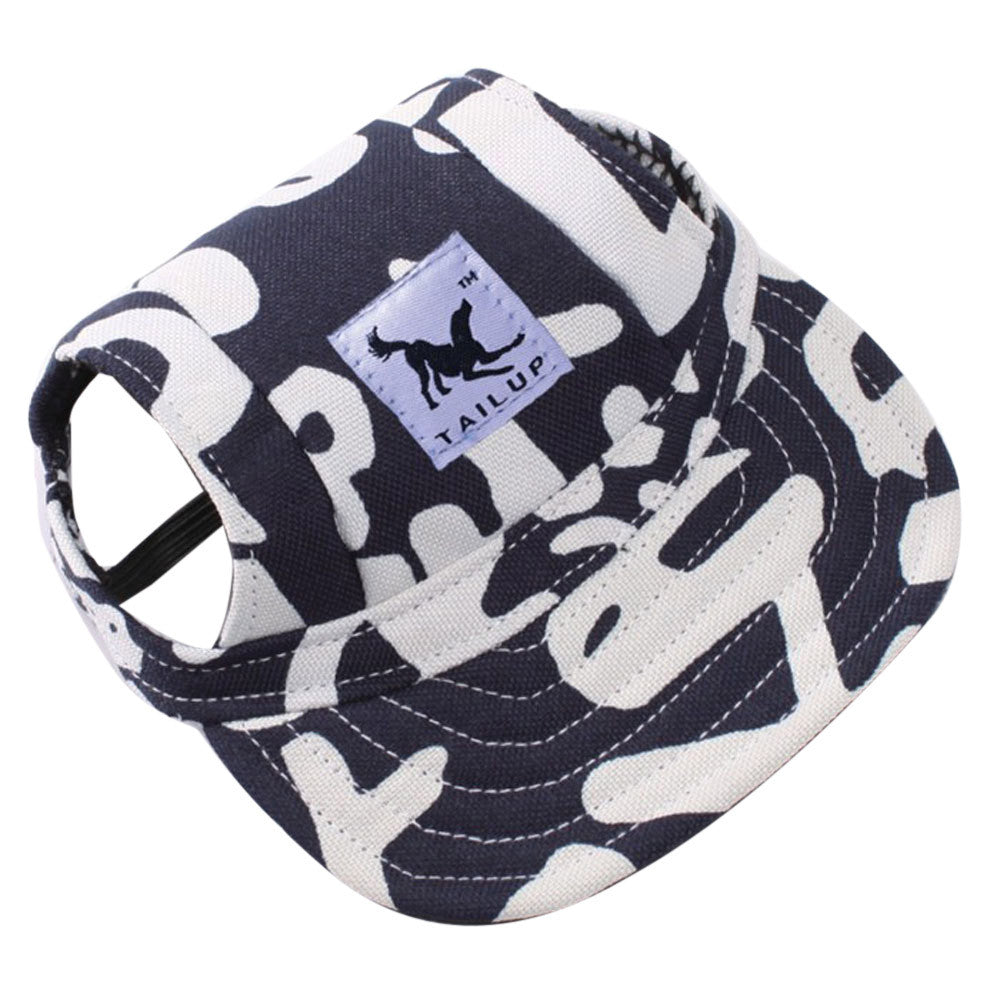 KFX-8420797 Fashionable Dog Baseball Hat for Small to Medium Pets - Casual Sun Protection Accessory