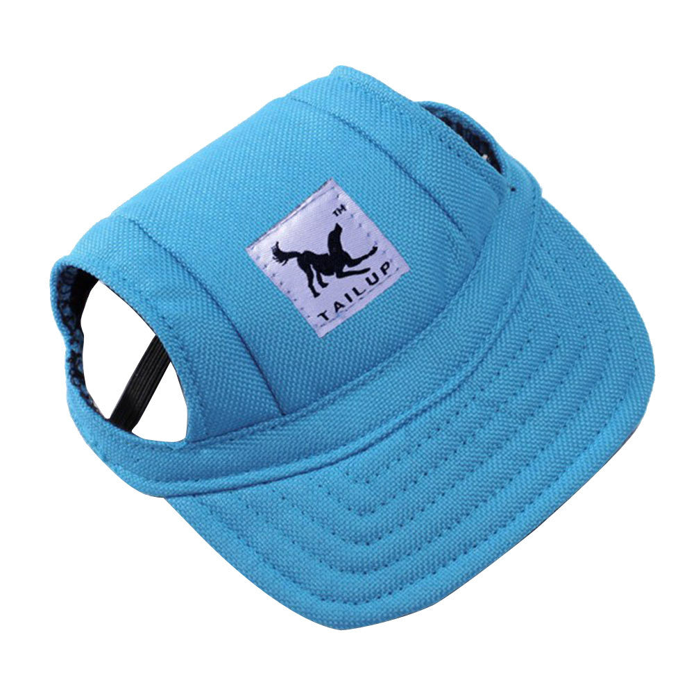 KFX-8420797 Fashionable Dog Baseball Hat for Small to Medium Pets - Casual Sun Protection Accessory