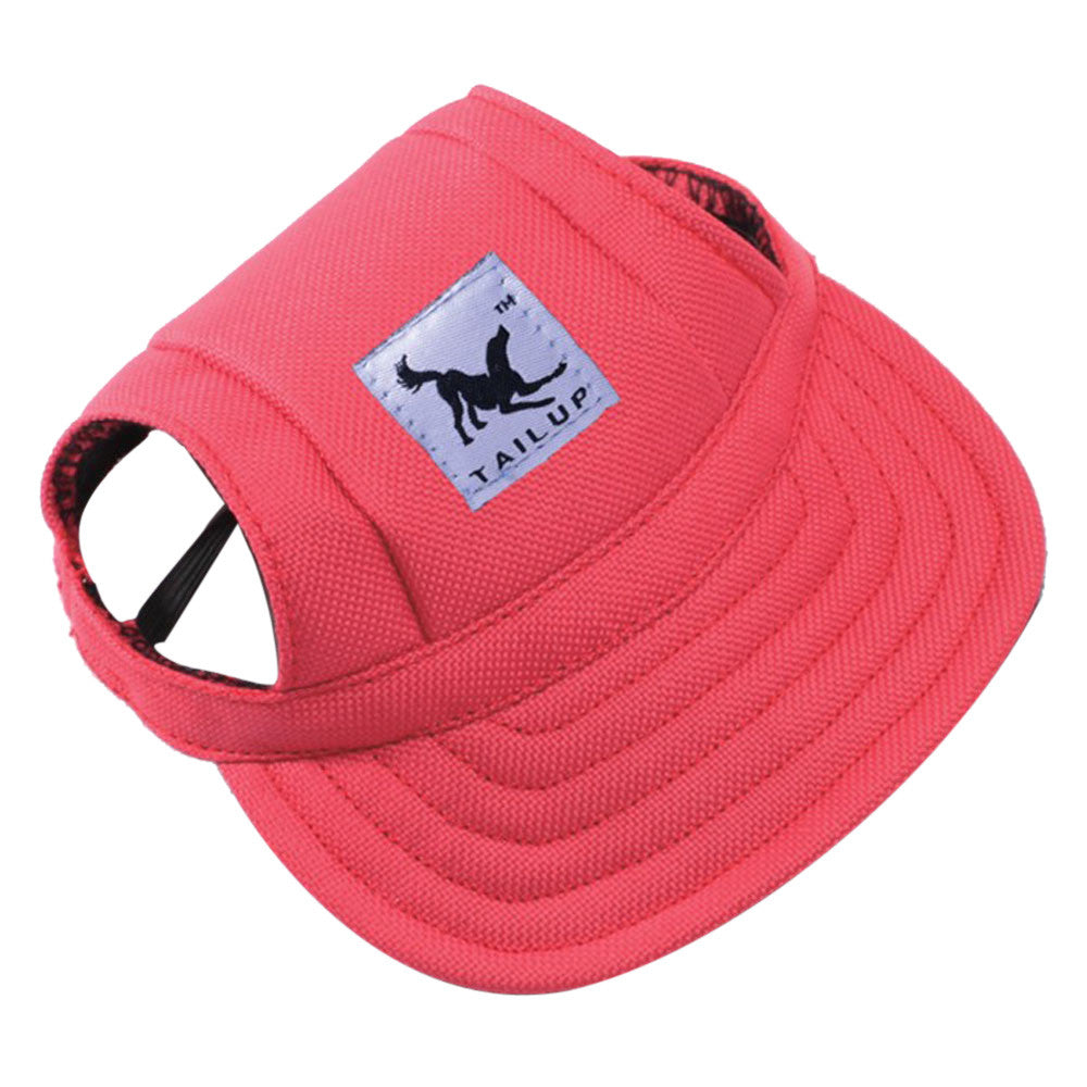 KFX-8420797 Fashionable Dog Baseball Hat for Small to Medium Pets - Casual Sun Protection Accessory