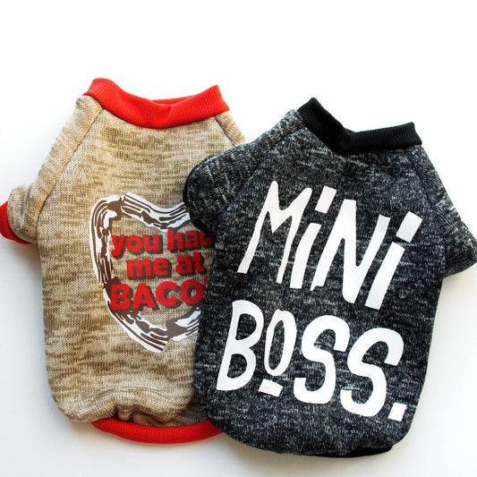 KFX-8421693 Fleece Sweater for Dogs - Soft, Comfortable, Warm Autumn & Winter Clothing for Pets