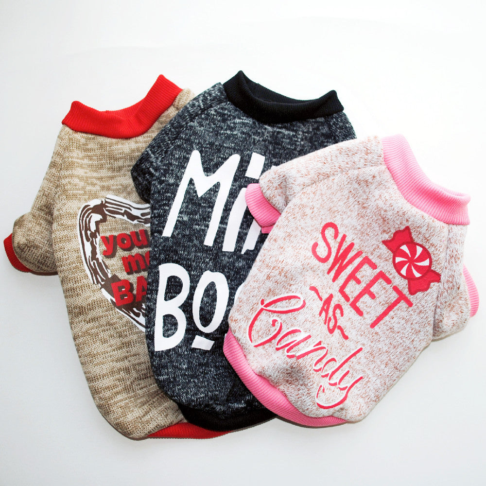 KFX-8421693 Fleece Sweater for Dogs - Soft, Comfortable, Warm Autumn & Winter Clothing for Pets